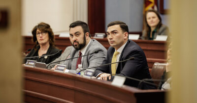 Senator Nick Miller and Nick Pisciottano