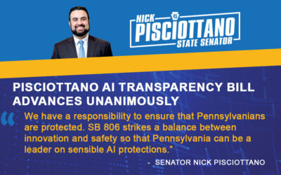 Pisciottano AI Transparency Bill Advances Unanimously