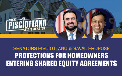 Senators Pisciottano and Saval Propose Protections for Homeowners Entering Shared Equity Agreements