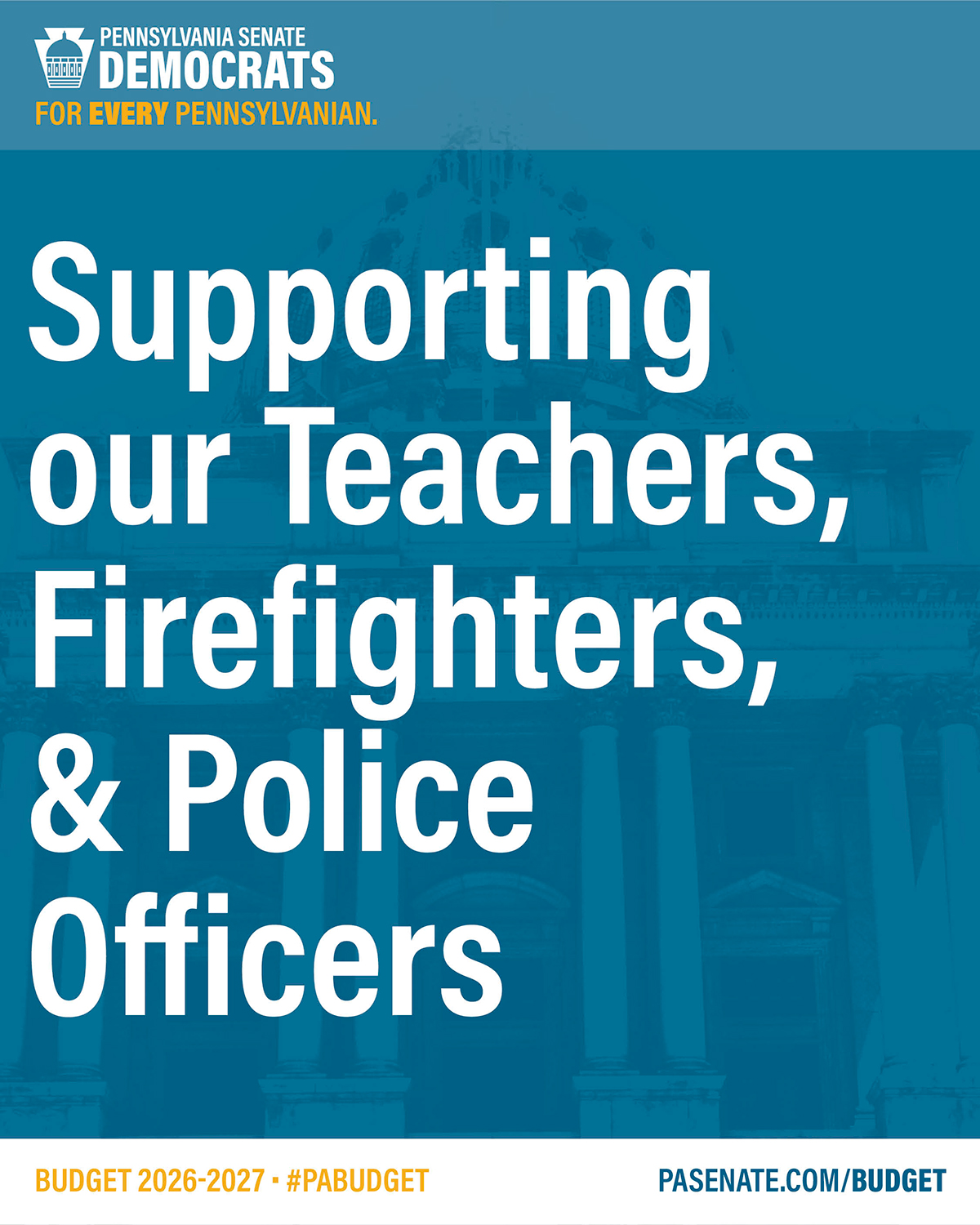 Supporting our Teachers, Firefighters, & Police Officers Supporting our Teachers, Firefighters, & Police Officers