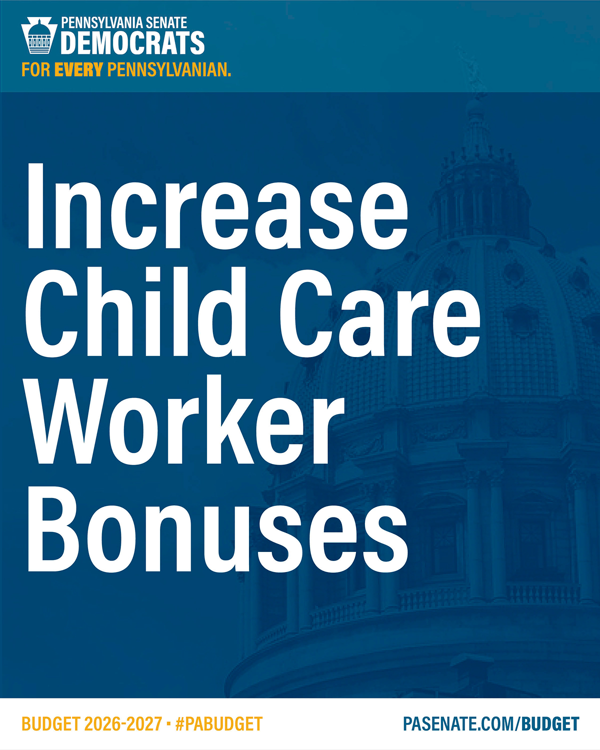 Increase Child Care Worker Bonuses Increase Child Care Worker Bonuses