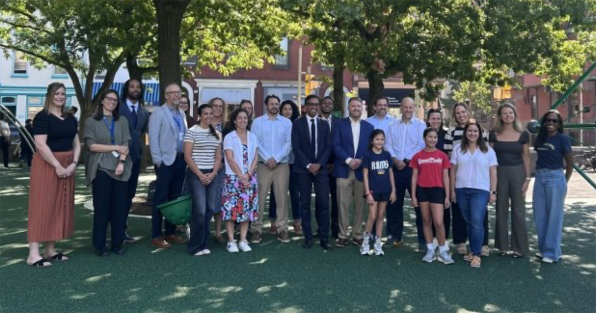 Senator Nikil Saval, Rep. Ben Waxman Join Greenfield Elementary School Community to Cut Ribbon for New Playground and Green Space